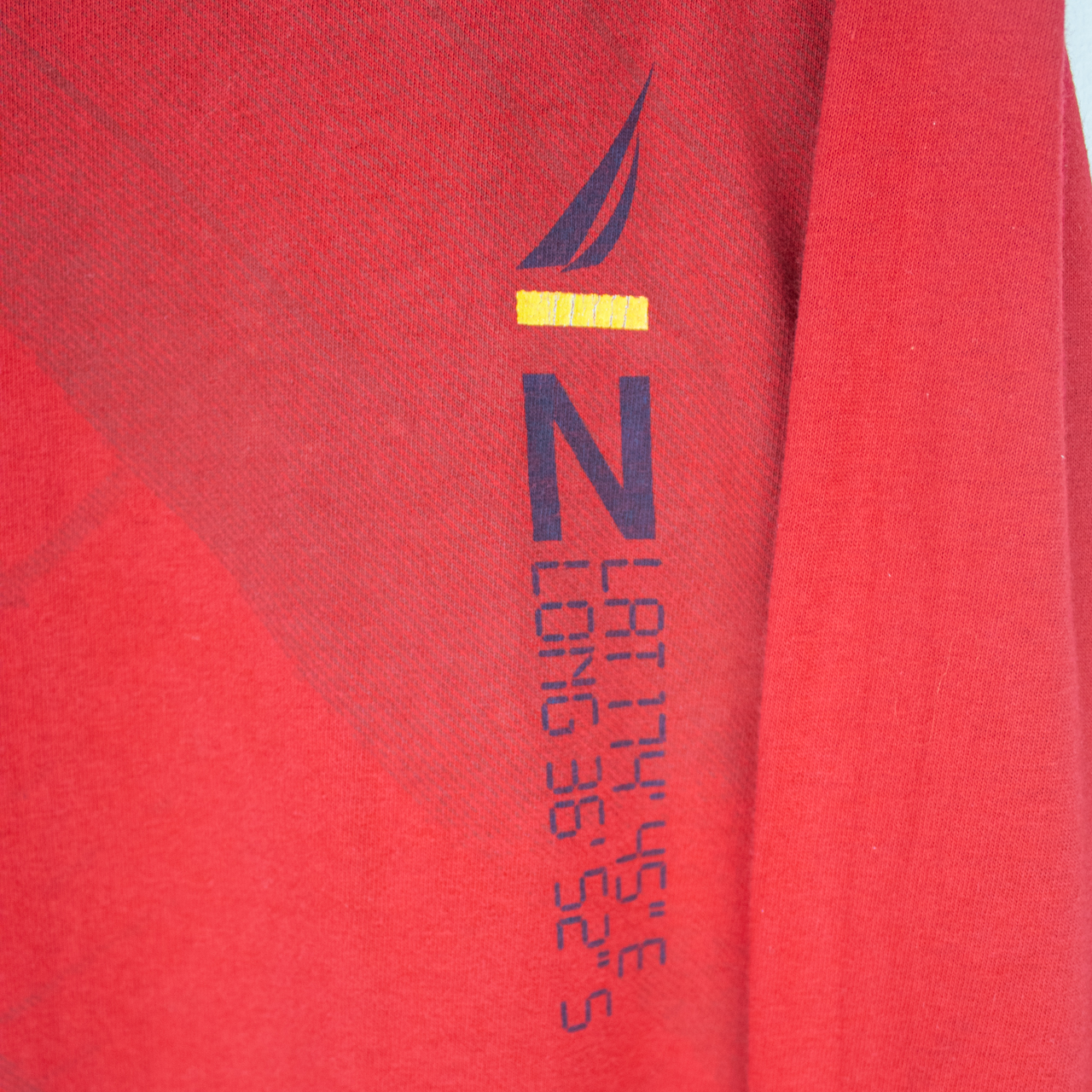VINTAGE LONG-SLEEVE NAUTICA T-SHIRT - L