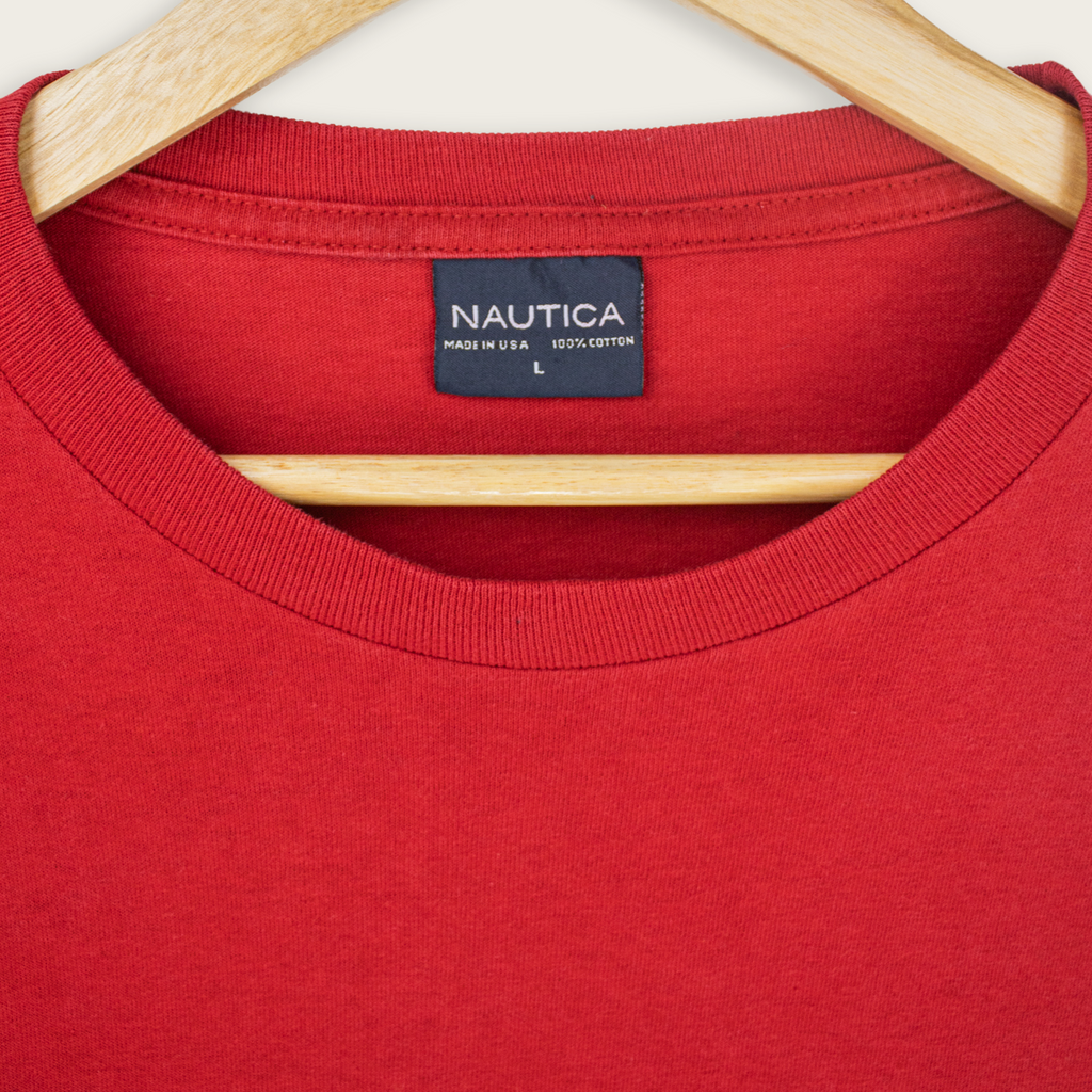 VINTAGE LONG-SLEEVE NAUTICA T-SHIRT - L