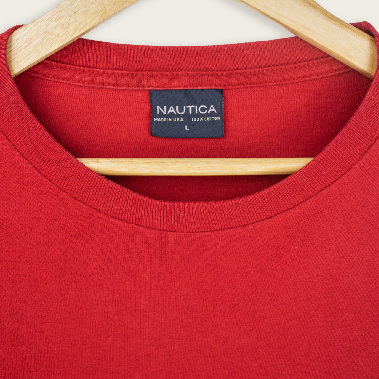 VINTAGE LONG-SLEEVE NAUTICA T-SHIRT - L