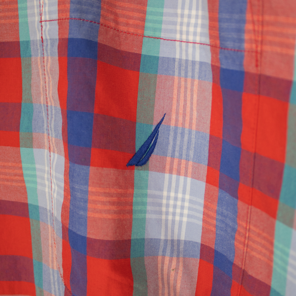 VINTAGE NAUTICA BUTTON-UP SHIRT - XXL