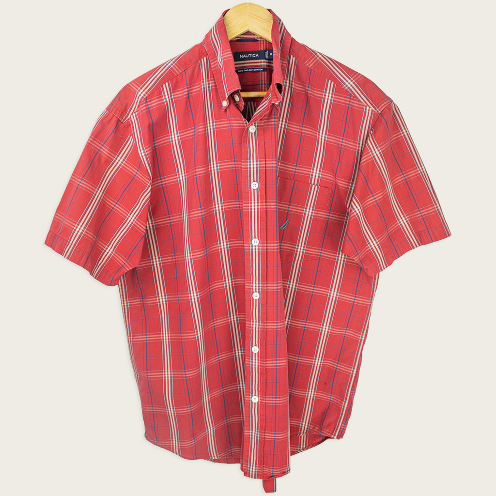 00's Nautica Button-Up Shirt - M
