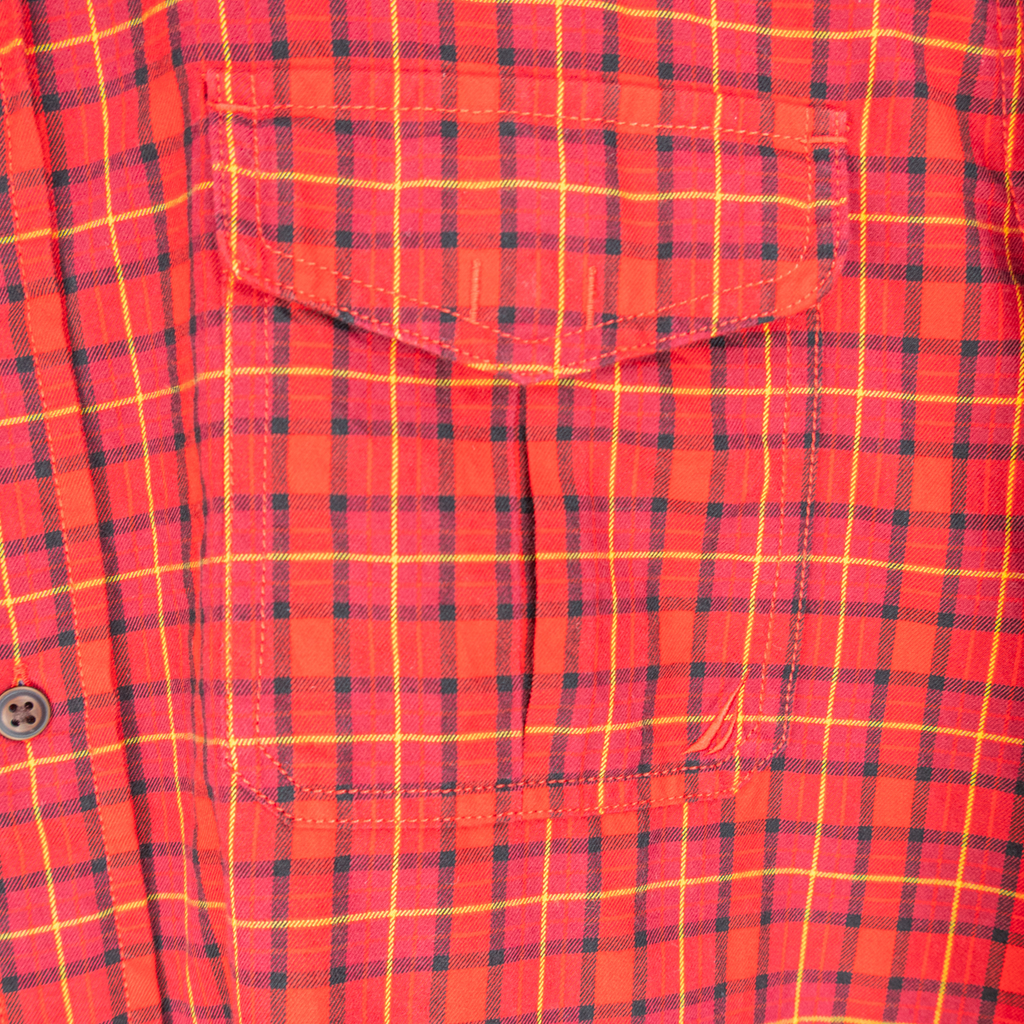 00's NAUTICA BUTTON-UP SHIRT - XL