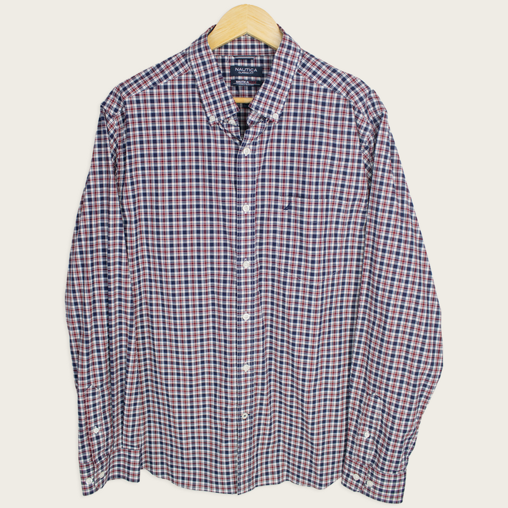00's Nautica Button-Up Shirt - XL