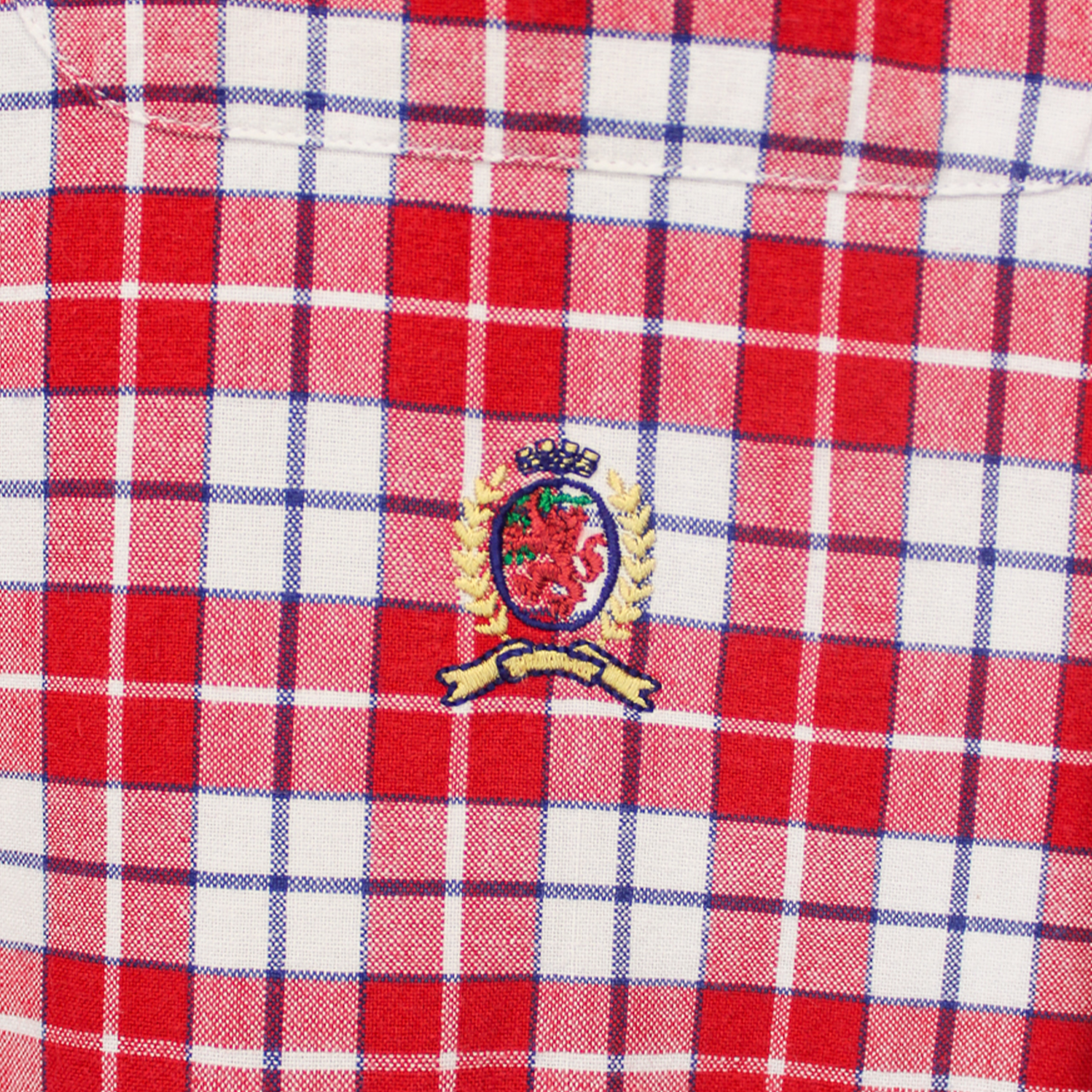 VINTAGE LONG-SLEEVE TOMMY HILFIGER BUTTON-UP SHIRT - M