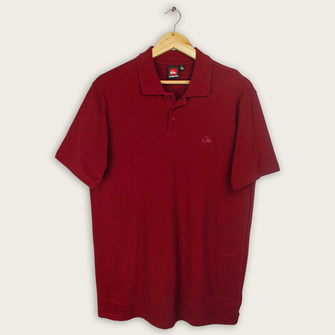 VINTAGE QUIKSILVER POLO SHIRT - L