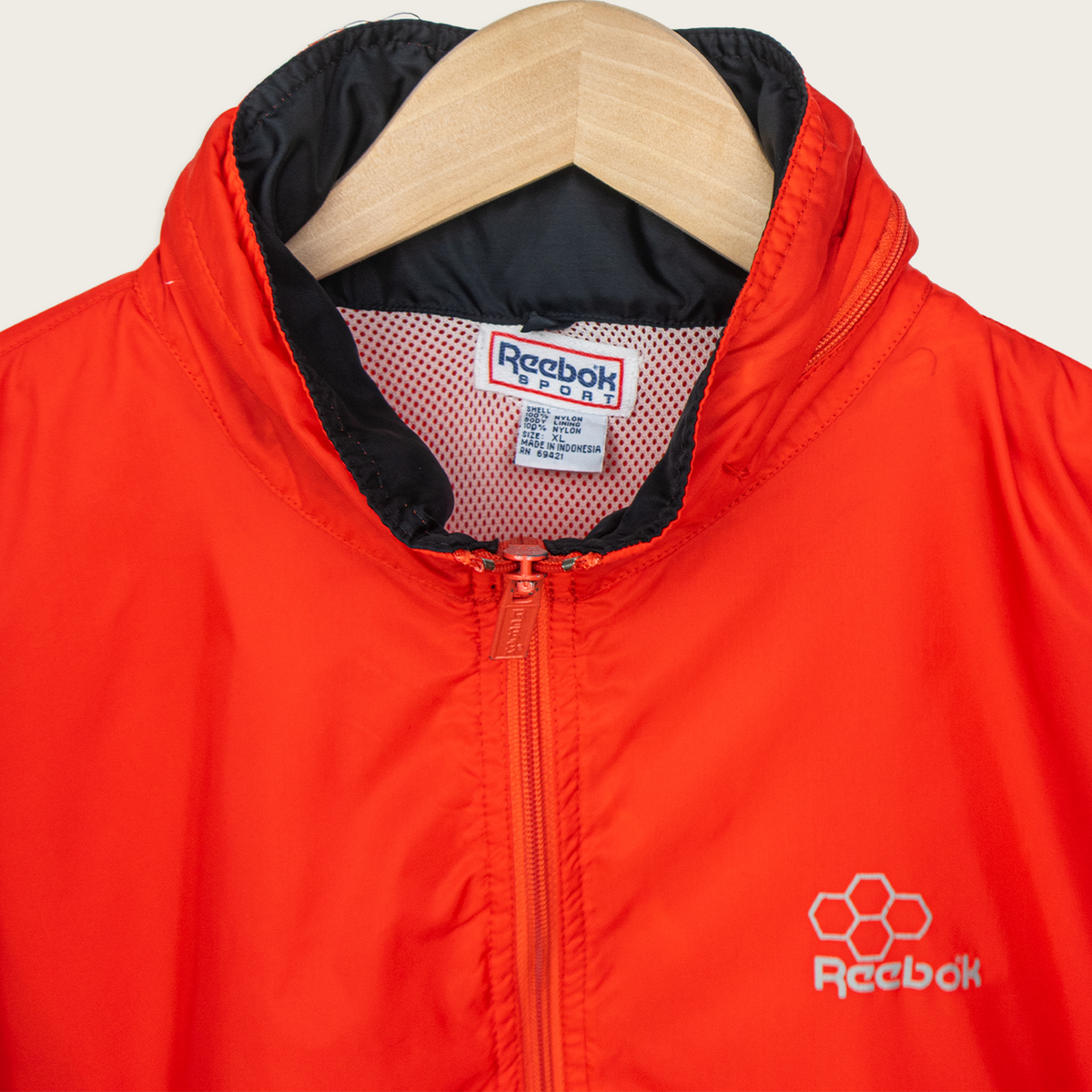 90s Reebok Windbreaker Jacket - L/XL