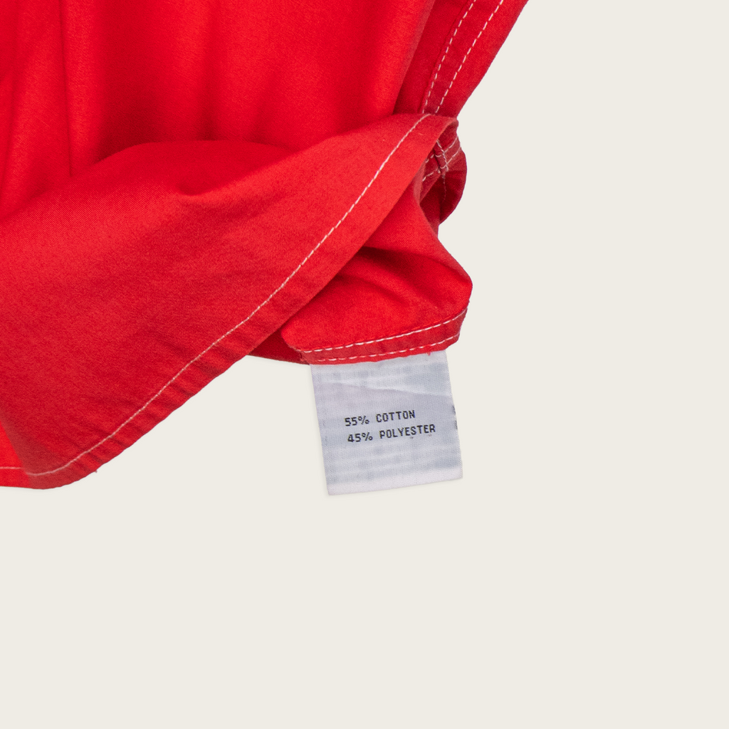 00s Rusty Contrast Stitch Button-Up Shirt - M/L