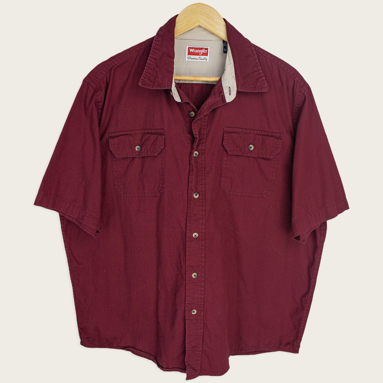 00's Wrangler Button-Up Shirt - L