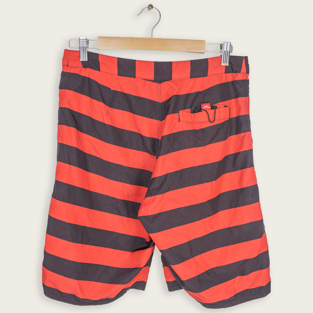 VINTAGE REVERSIBLE RUSTY BOARD SHORTS - 32"