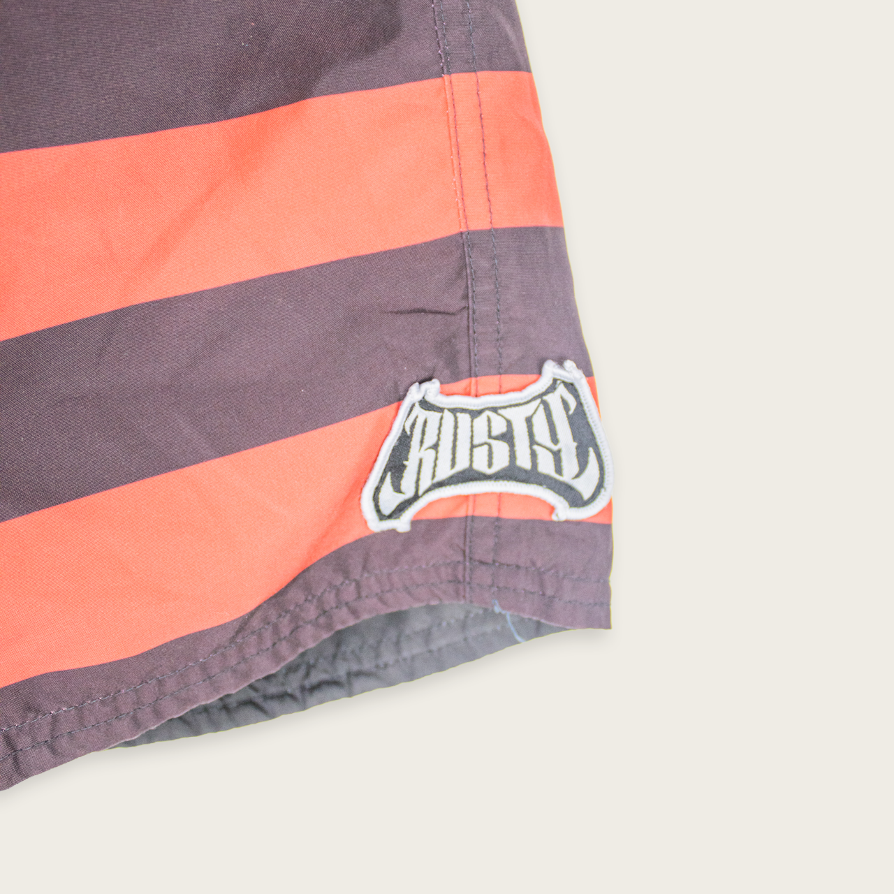 VINTAGE REVERSIBLE RUSTY BOARD SHORTS - 32"