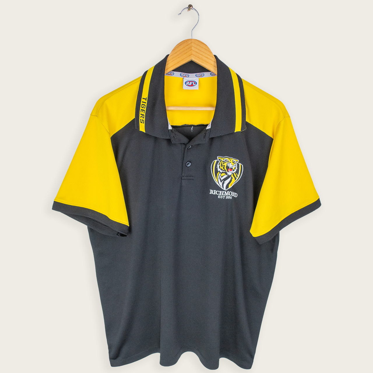 90's RICHMOND TIGERS POLO SHIRT - XL