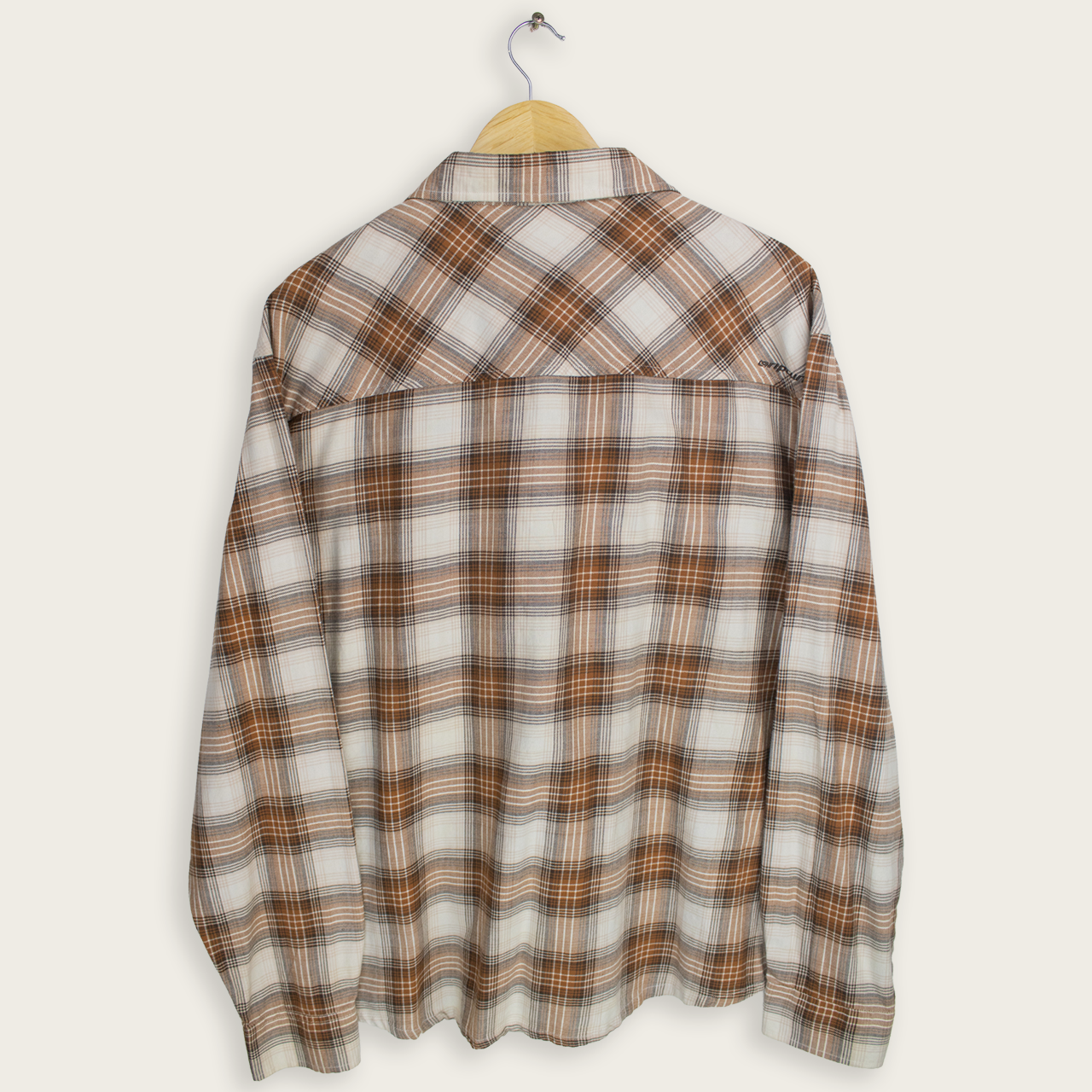 VINTAGE LONG-SLEEVE RIPCURL BUTTON-UP SHIRT - L