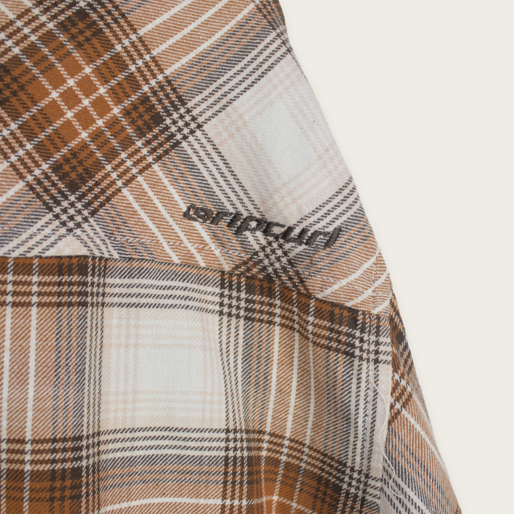 VINTAGE LONG-SLEEVE RIPCURL BUTTON-UP SHIRT - L