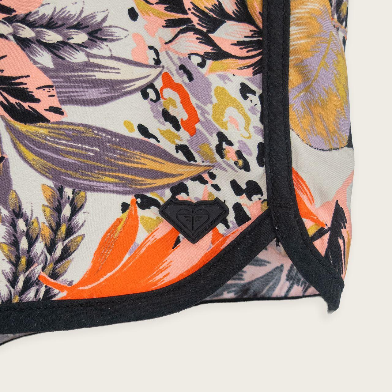 Y2K Roxy Mini Board Shorts - Floral Print - Size 12