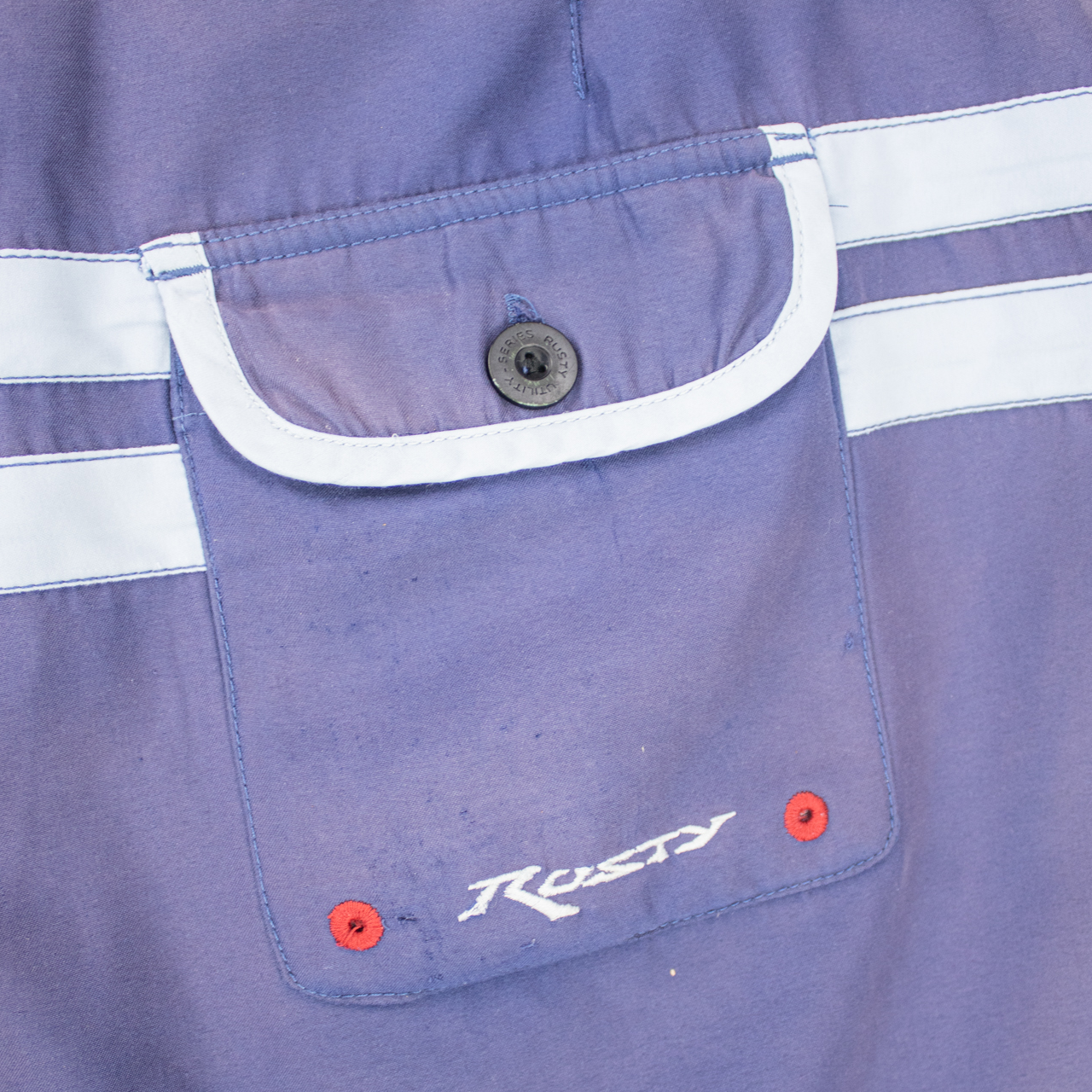 VINTAGE RUSTY BOARD SHORTS - 34"