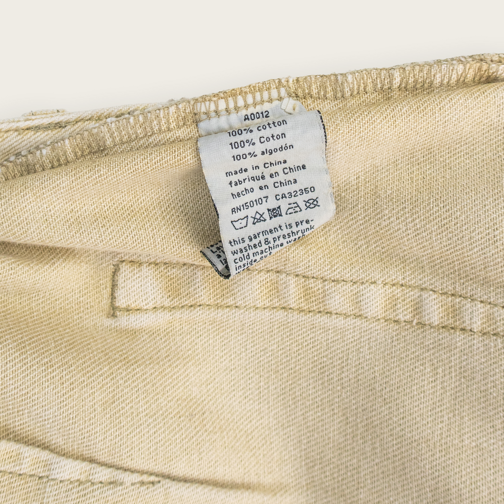 Y2K Rusty Pants - High Waist Straight Leg - Size 8