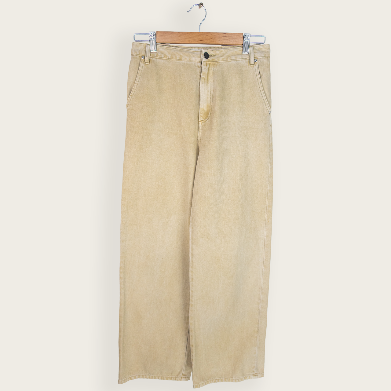 Y2K Rusty Pants - High Waist Straight Leg - Size 8