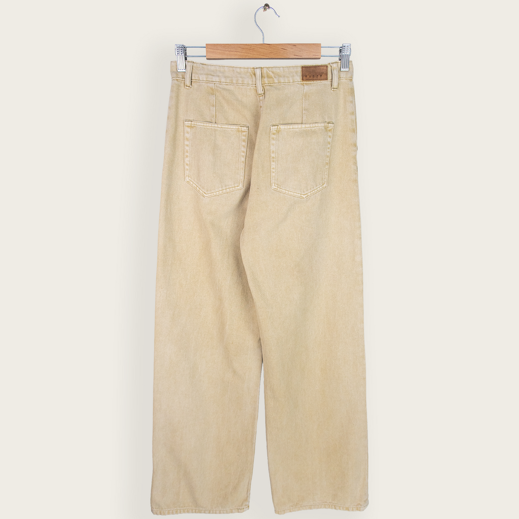 Y2K Rusty Pants - High Waist Straight Leg - Size 8