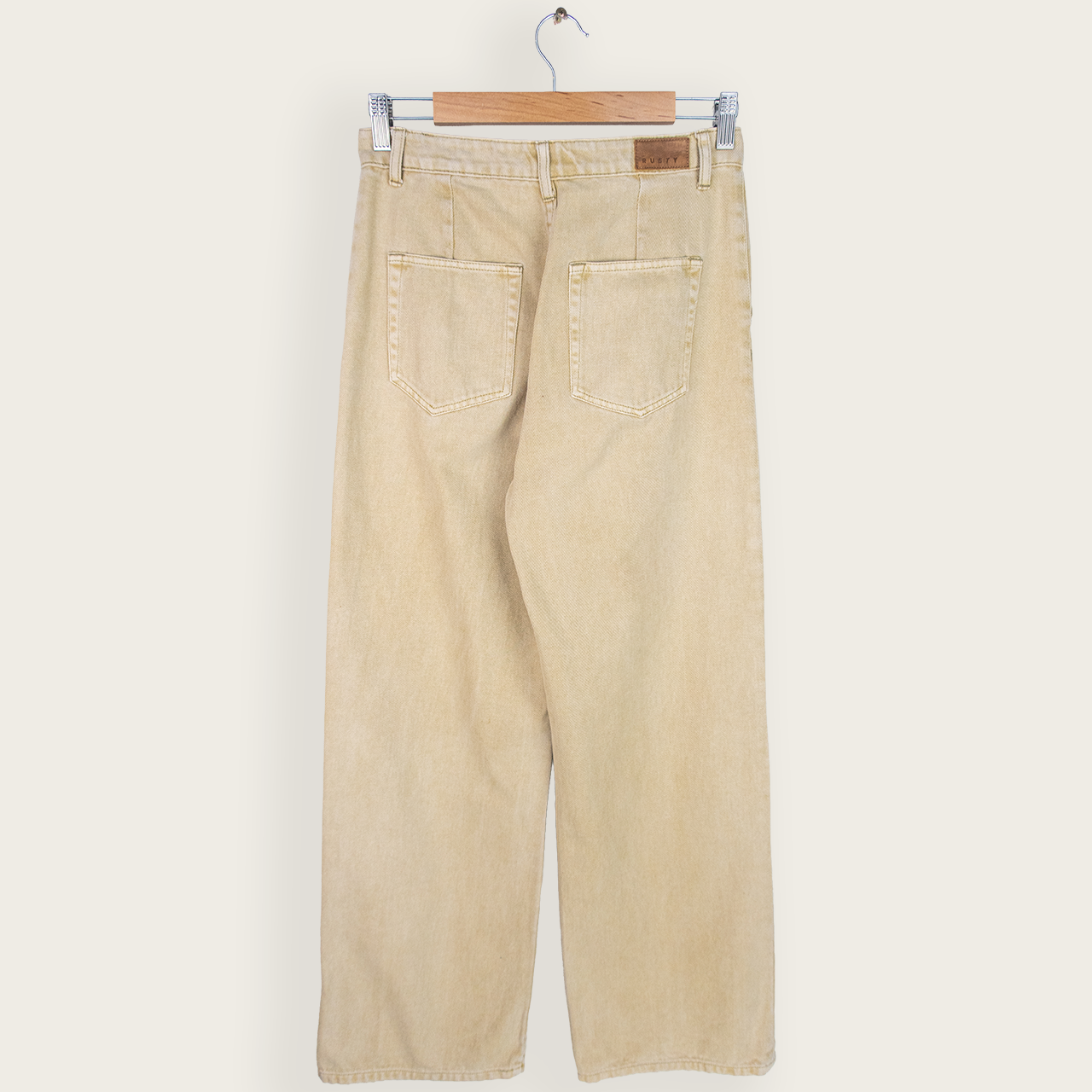 Y2K Rusty Pants - High Waist Straight Leg - Size 8