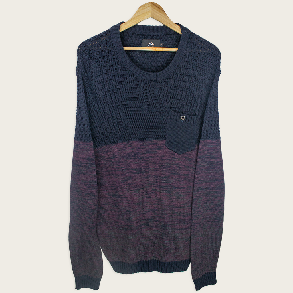 Rusty Knitted Crewneck Sweater - M