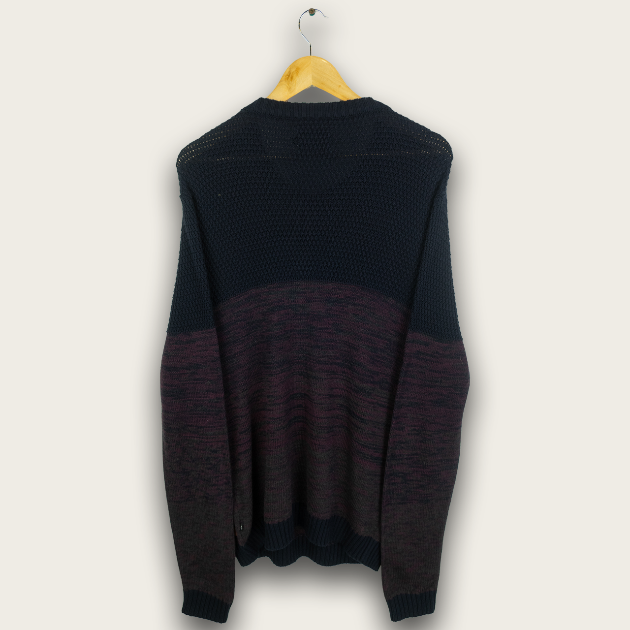 VINTAGE RUSTY KNIT SWEATER - M