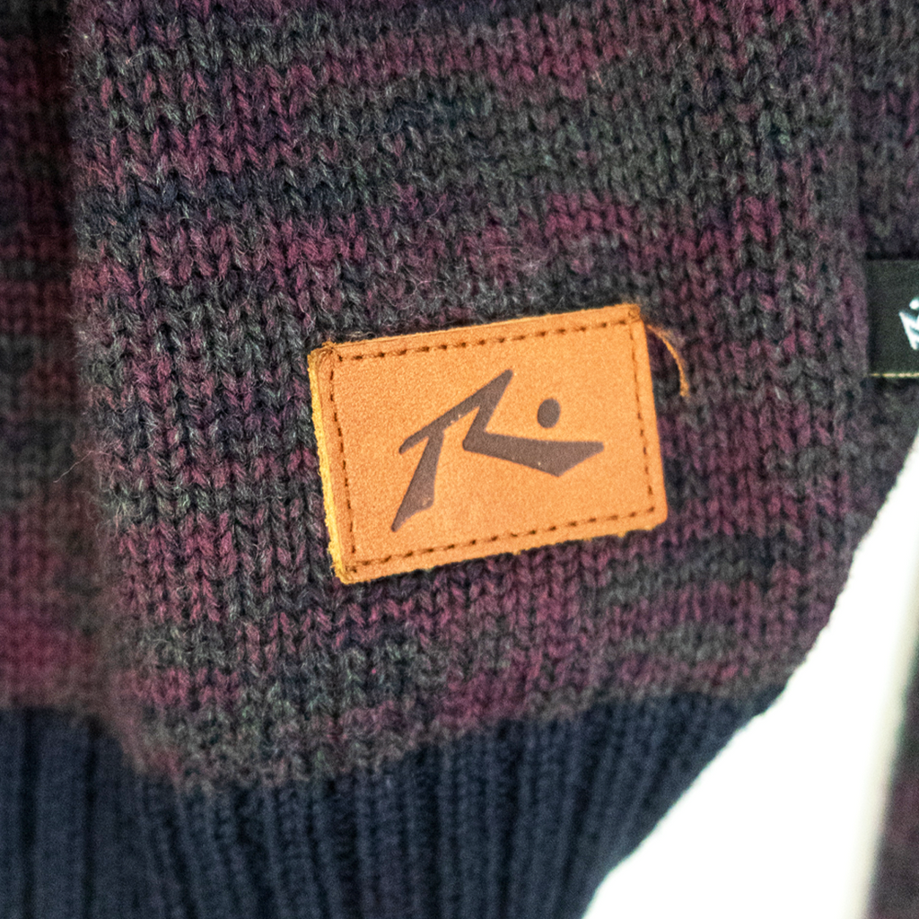 VINTAGE RUSTY KNIT SWEATER - M