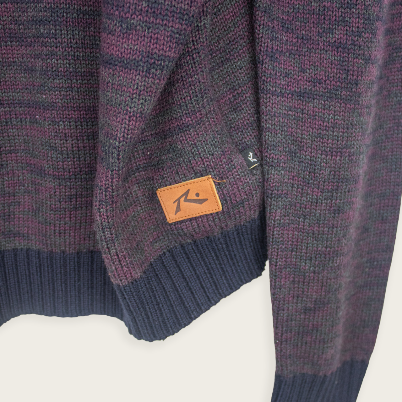Rusty Knitted Crewneck Sweater - M