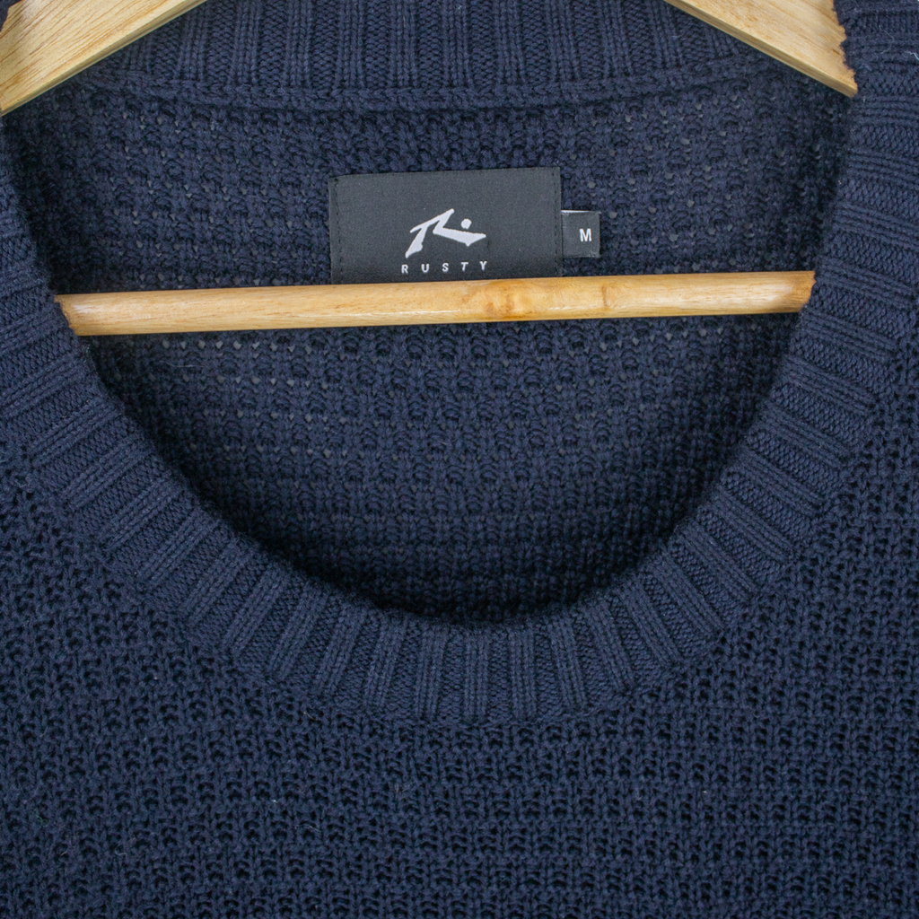 Rusty Knitted Crewneck Sweater - M