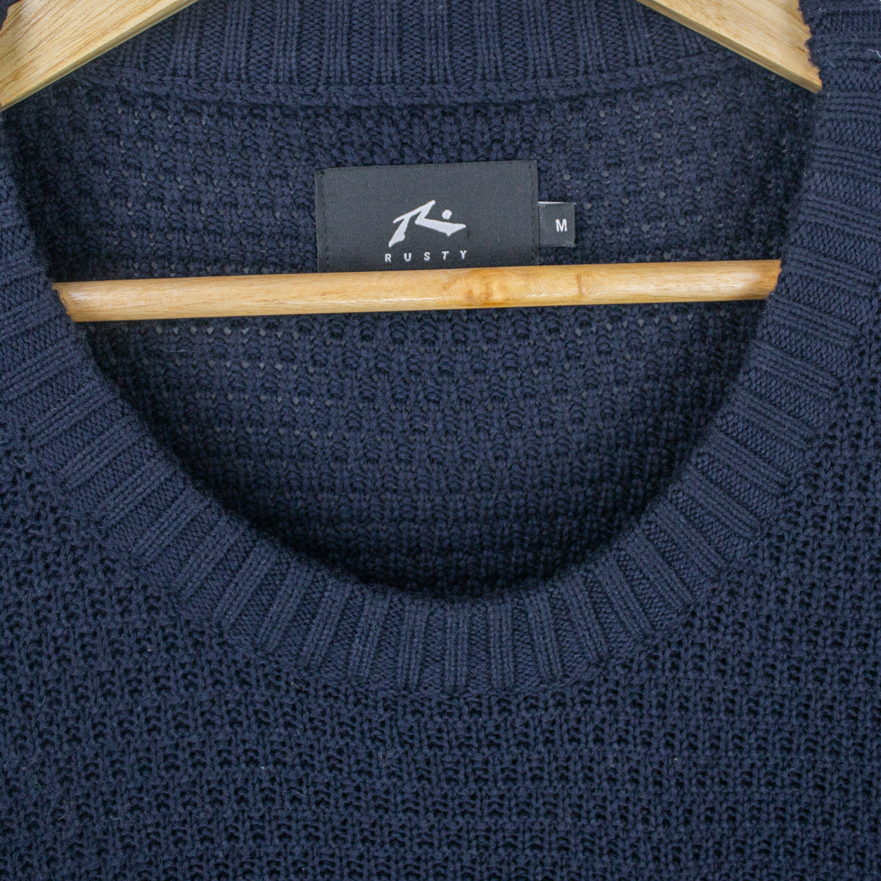 Rusty Knitted Crewneck Sweater - M