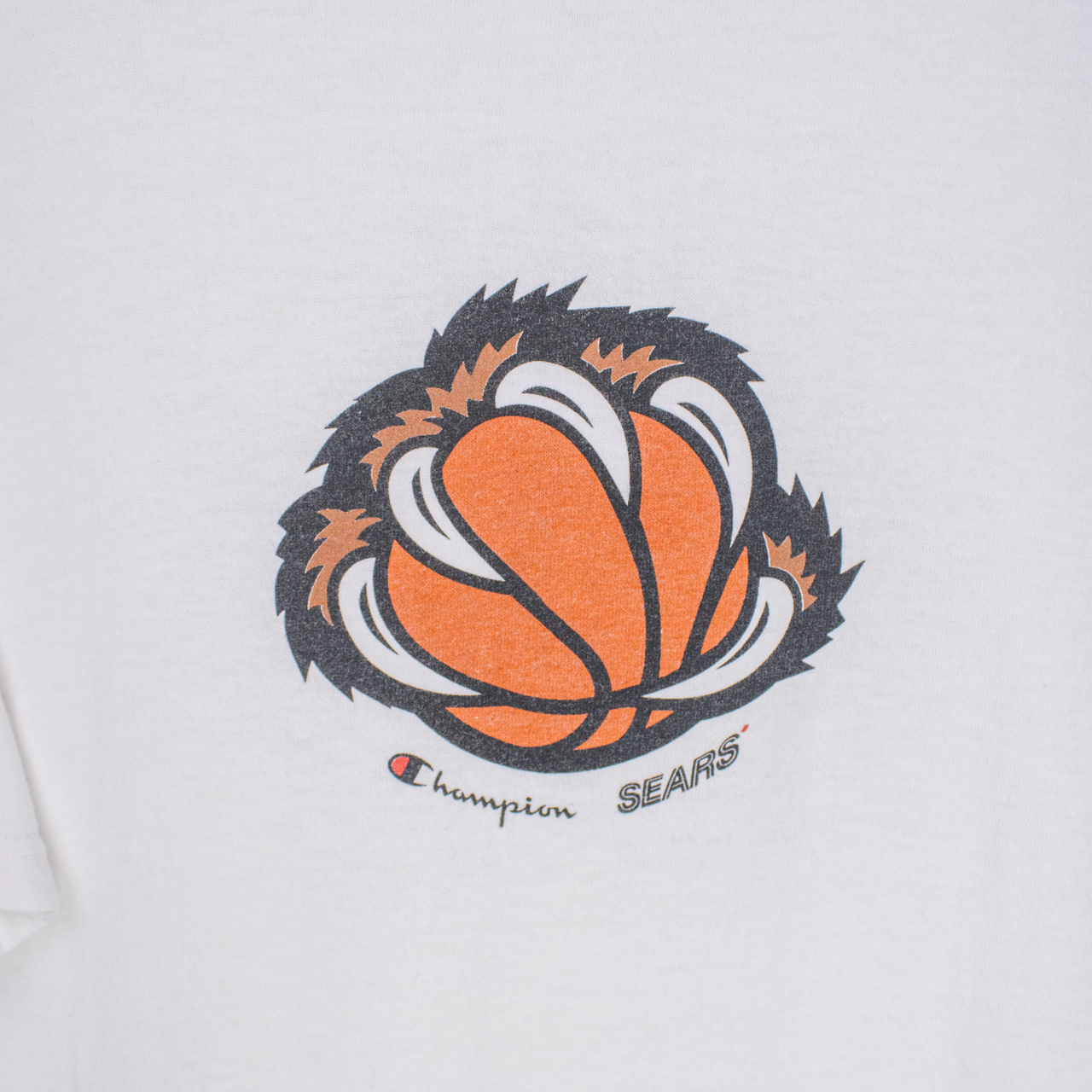 00's CHAMPION SEARS T-SHIRT - M