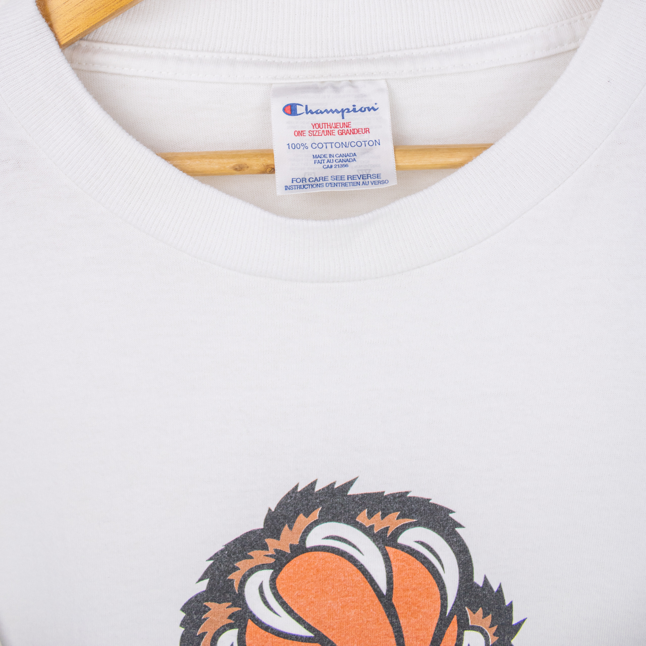 00's CHAMPION SEARS T-SHIRT - M