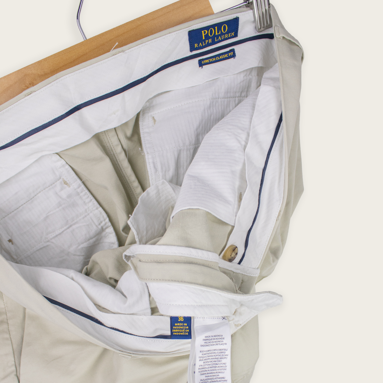 RALPH LAUREN CHINO SHORTS - 36"