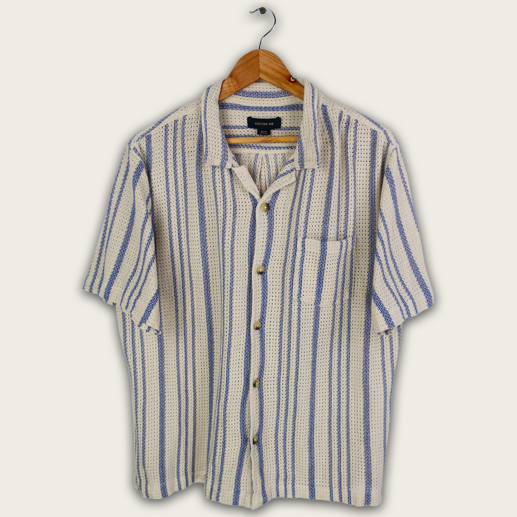 COTTON-ON BUTTON-UP SHIRT - M