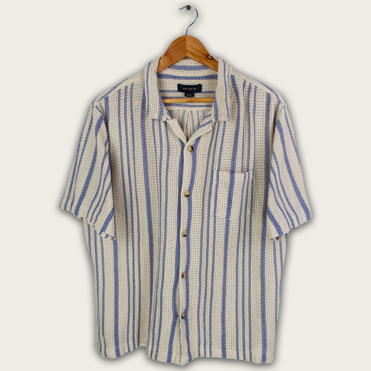 COTTON-ON BUTTON-UP SHIRT - M