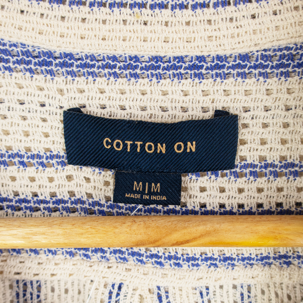 COTTON-ON BUTTON-UP SHIRT - M
