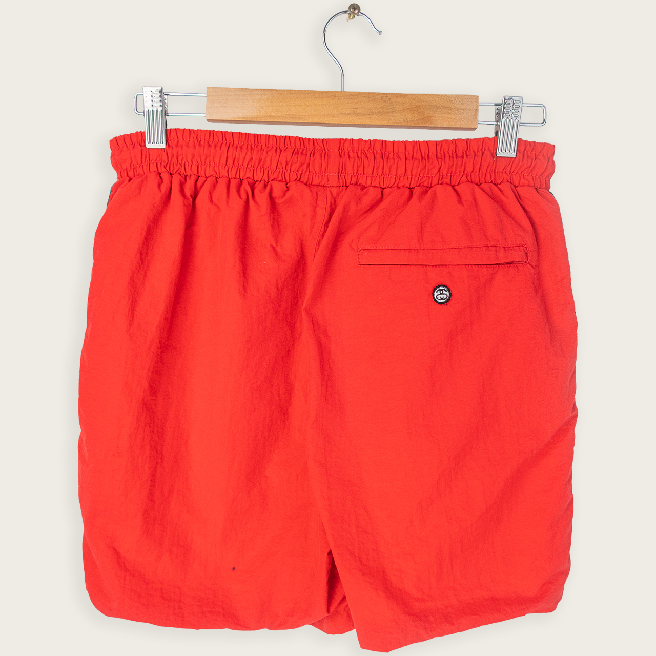 00's STÜSSY ADJUSTABLE MESH-LINED TRACK SHORTS - 30"