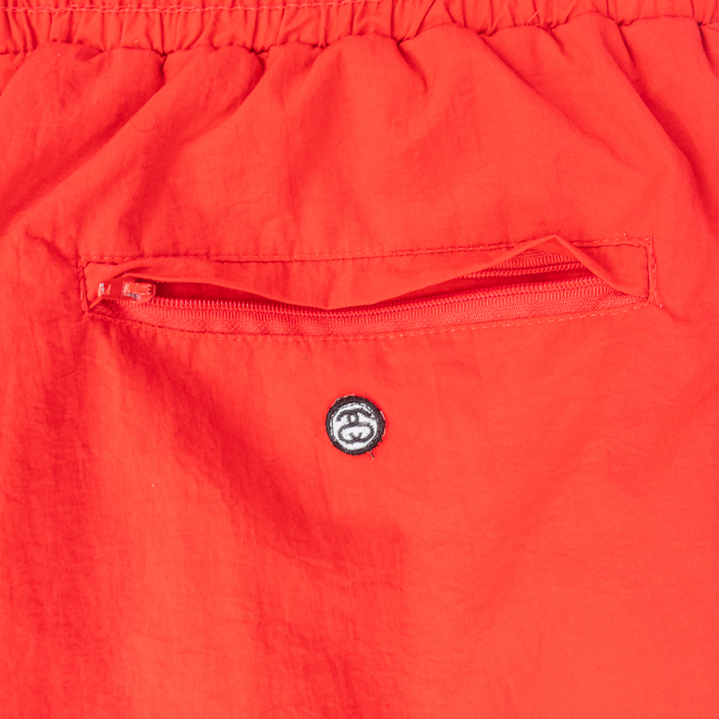 00's STÜSSY ADJUSTABLE MESH-LINED TRACK SHORTS - 30"