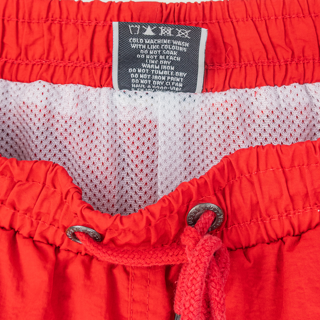 00's STÜSSY ADJUSTABLE MESH-LINED TRACK SHORTS - 30"