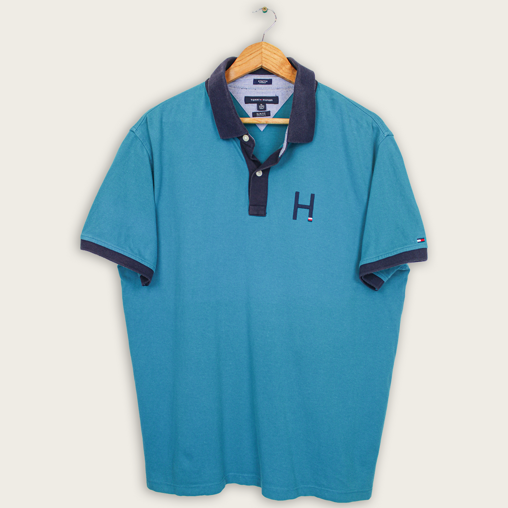 VINTAGE TOMMY HILFIGER POLO SHIRT - XL