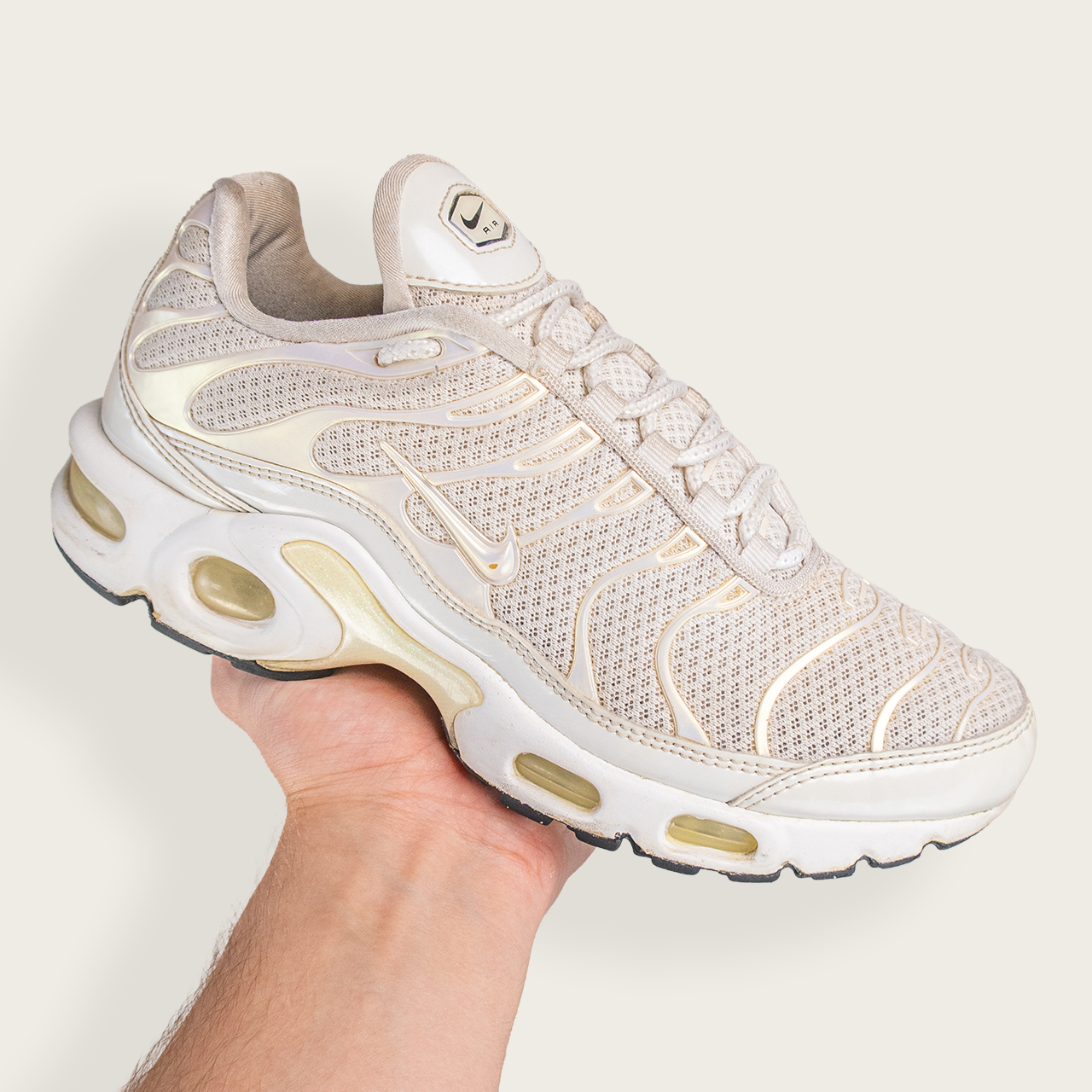 Women's 2019 Cream White NIKE TN Air Max Plus - US 6.5