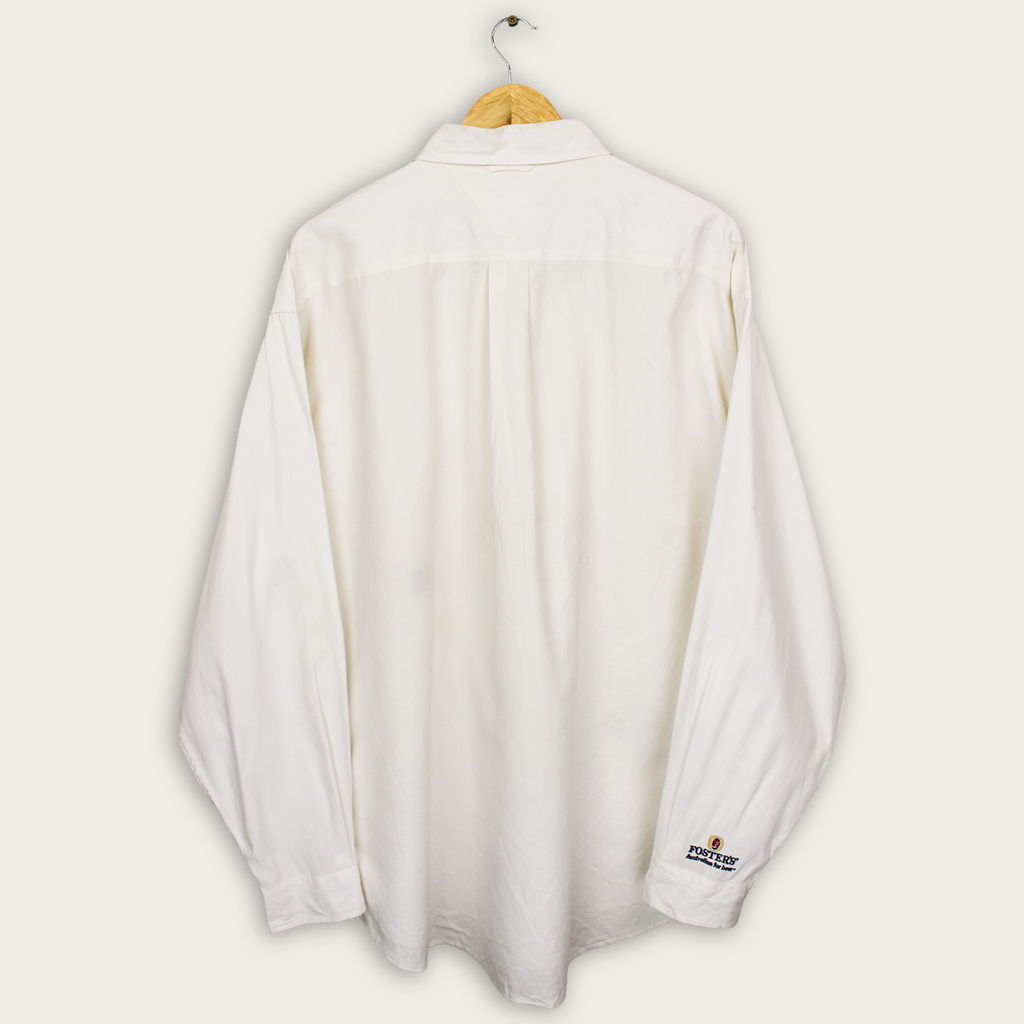 VINTAGE TOMMY HILFIGER BUTTON-UP SHIRT - XL