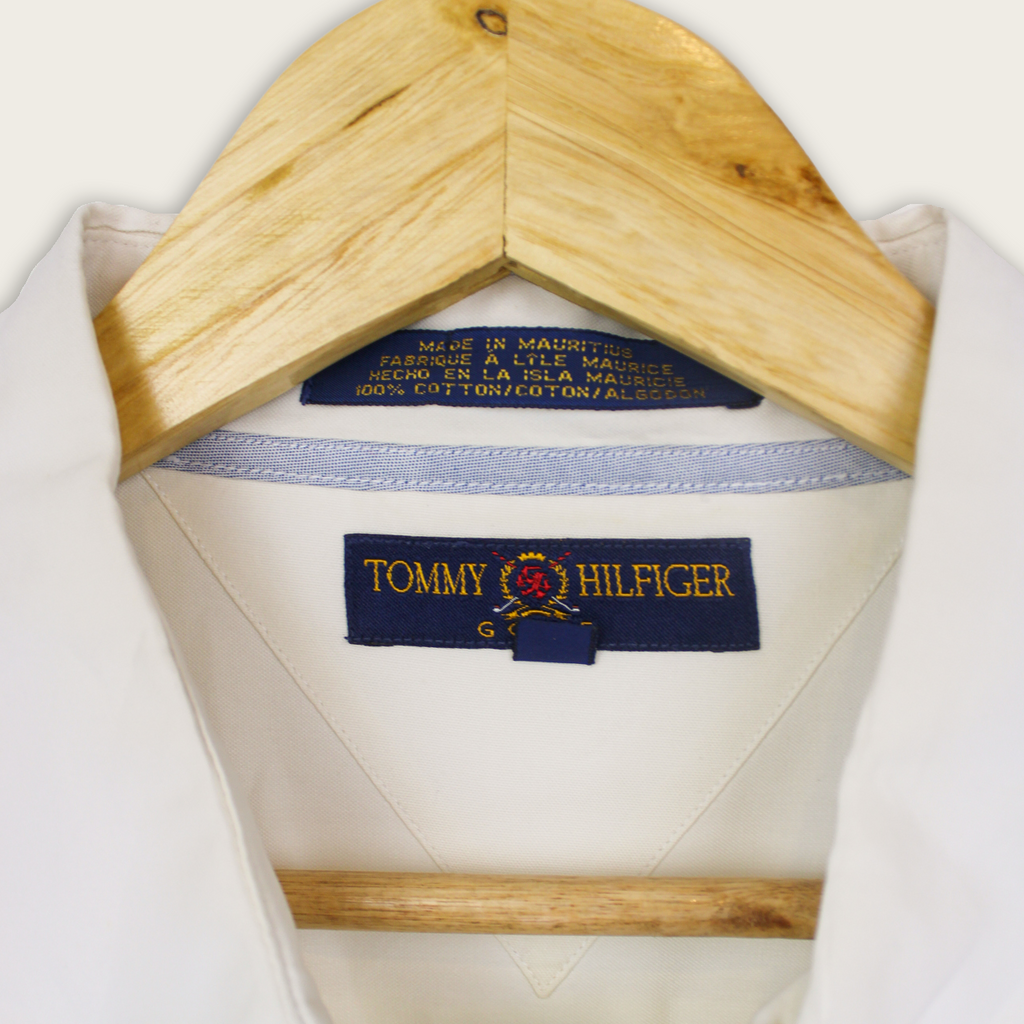 VINTAGE TOMMY HILFIGER BUTTON-UP SHIRT - XL
