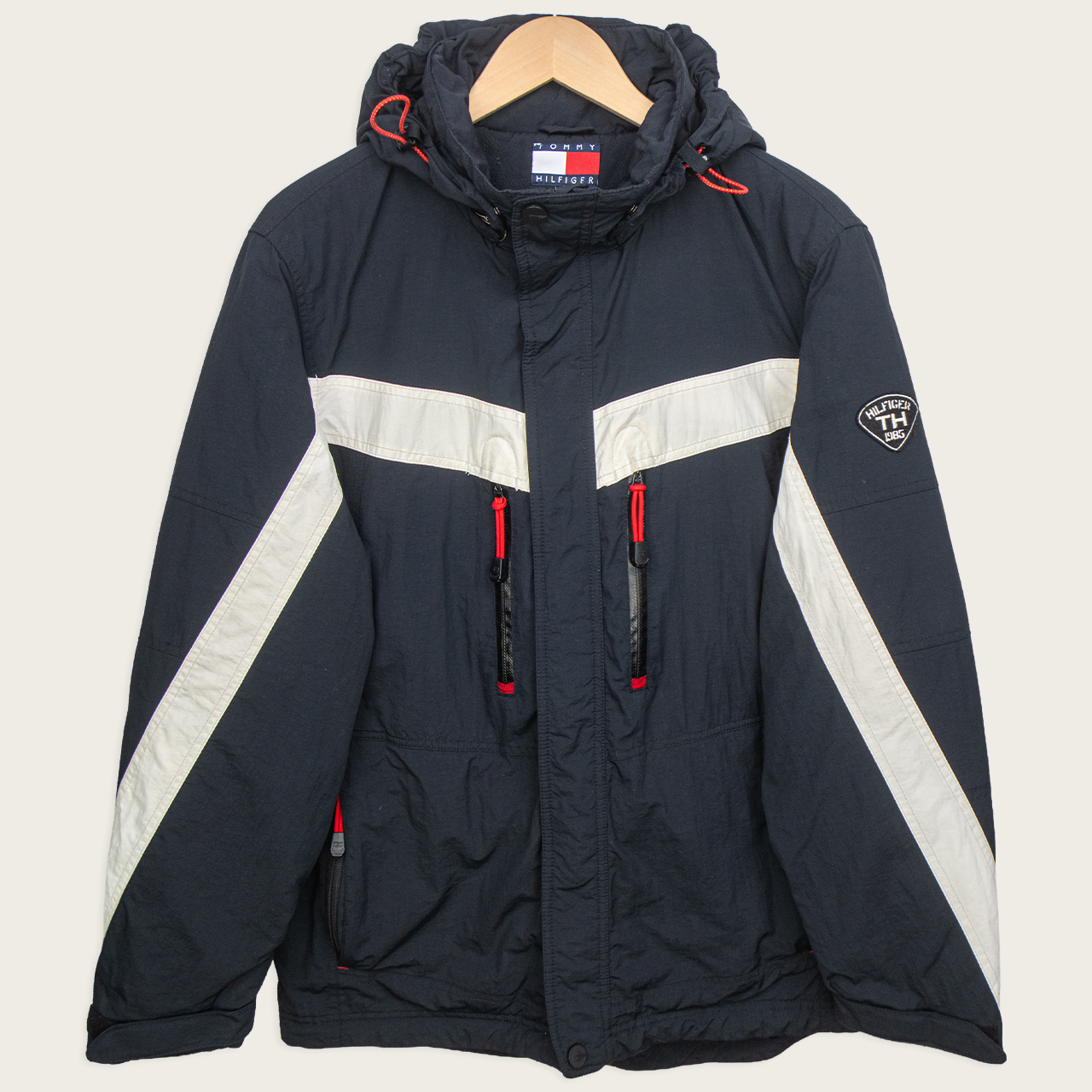 2004 Tommy Hilfiger Technical Hooded Jacket - S/M
