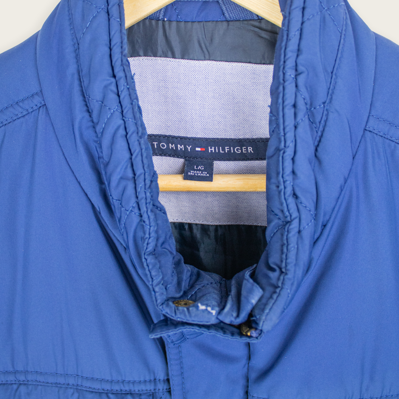 00's TOMMY HILFIGER PUFFER VEST - L