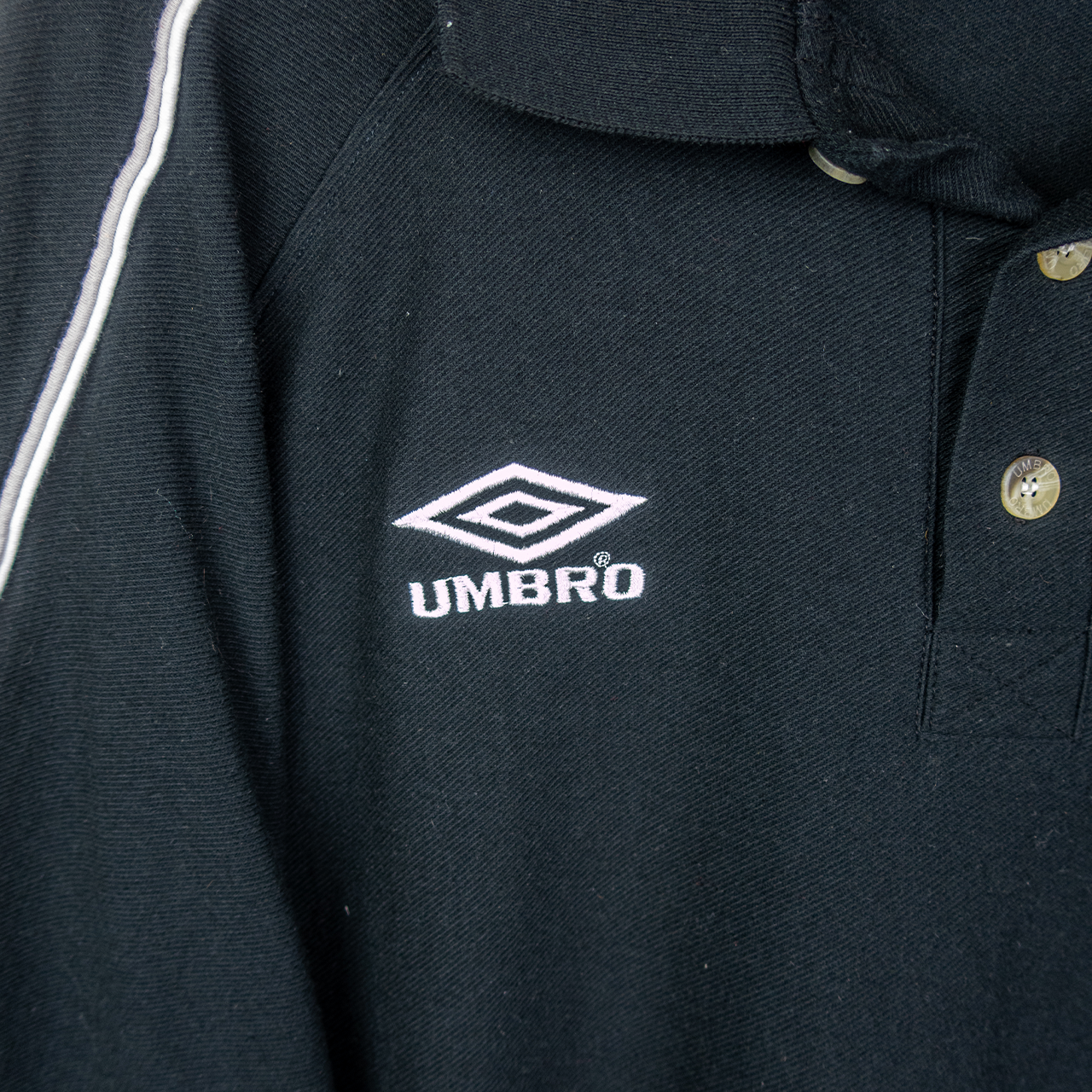00's Umbro Manchester United Polo Shirt - XL