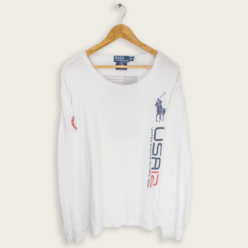 2012 RALPH LAUREN TEAM USA OLYMPIC LONG-SLEEVE T-SHIRT - XXL