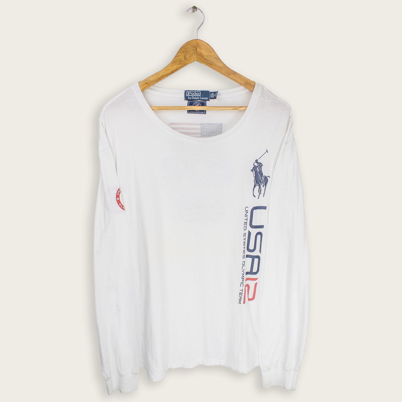 2012 RALPH LAUREN TEAM USA OLYMPIC LONG-SLEEVE T-SHIRT - XXL