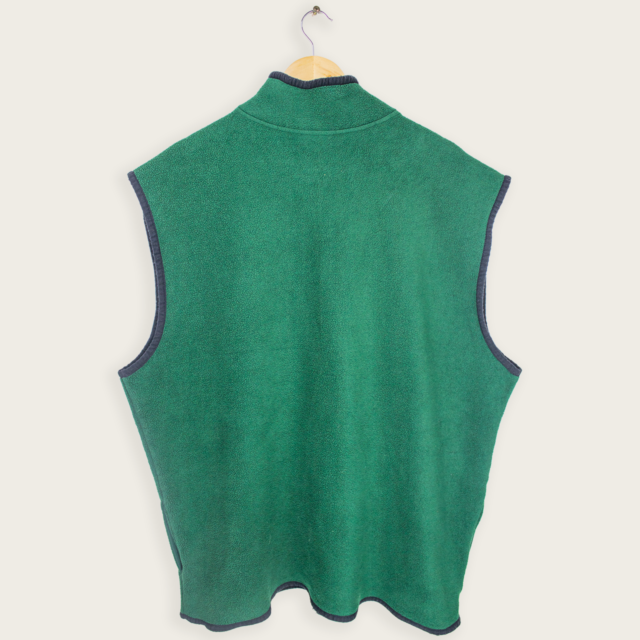 VINTAGE ADIDAS FLEECE VEST JACKET - XXL