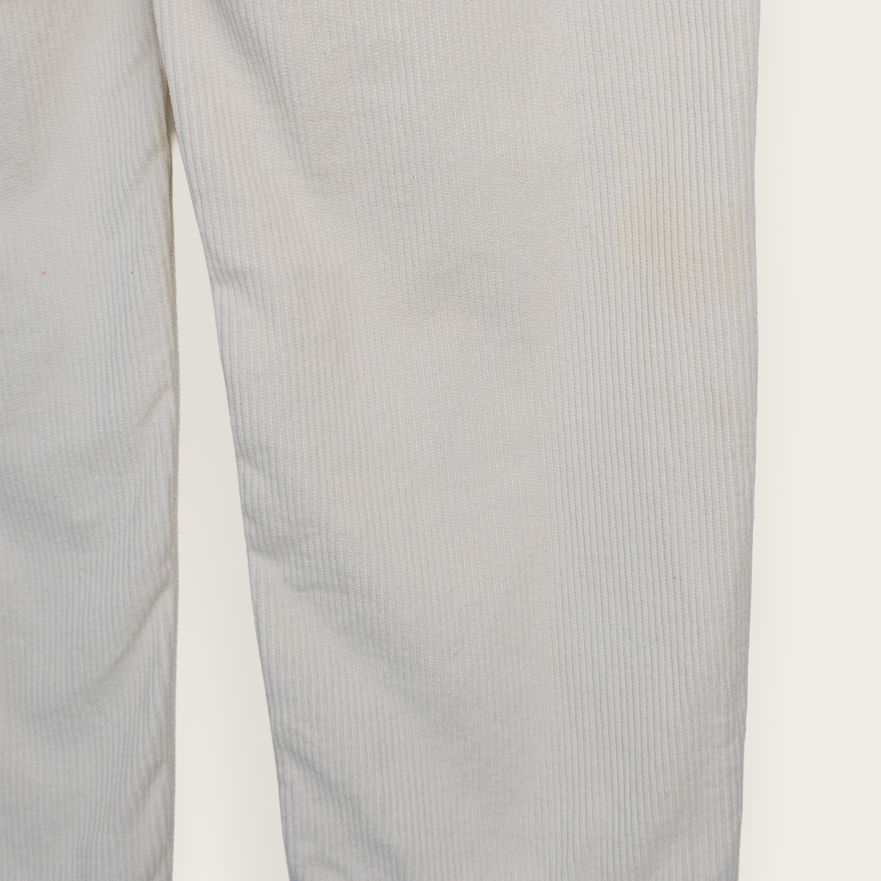 White COTTON ON Casual Streetwear/Indie/Skater Corduroy Carpenter Pants - 32"