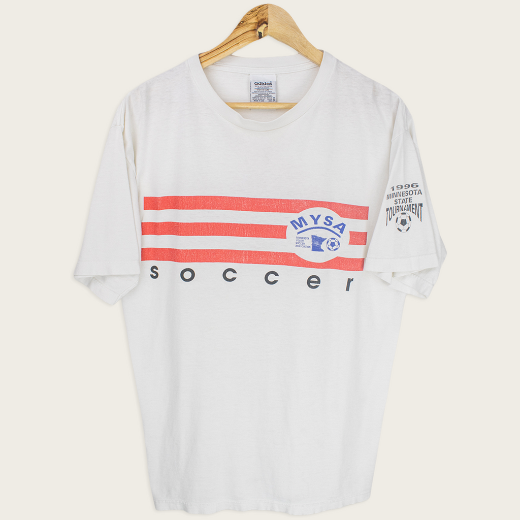 1996 Adidas Soccer T-Shirt - M